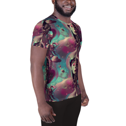 Men's Athletic T-Shirt - Nouveau Galaxy