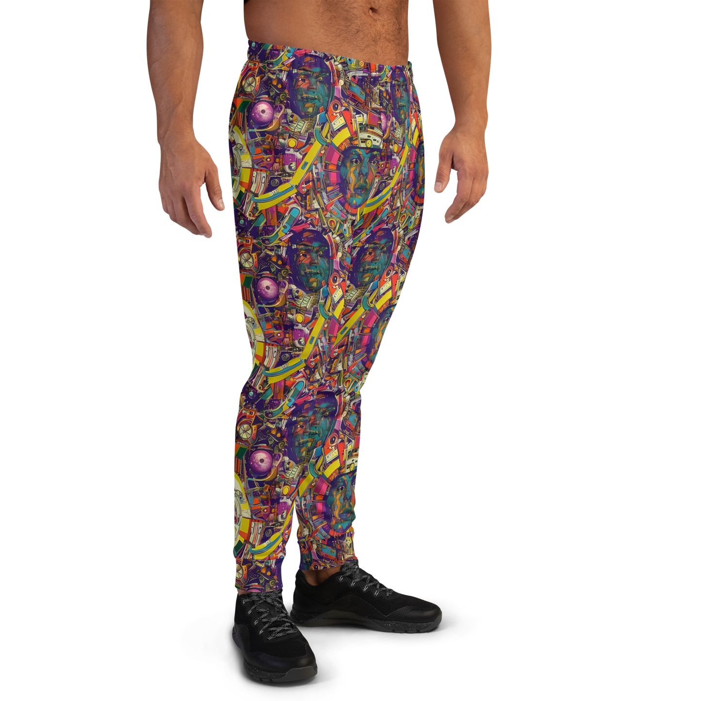 Men’s Joggers - Cosmic Collage