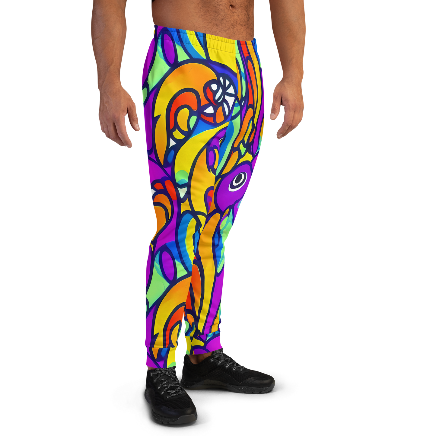 Men’s Joggers - Kaleido Fish