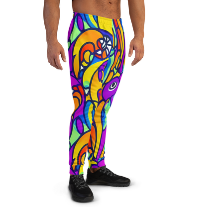 Men’s Joggers - Kaleido Fish