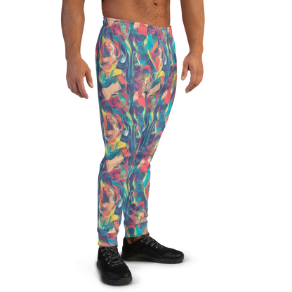 Men’s Joggers - Neon Aurora