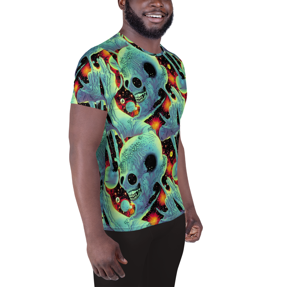 Men's Athletic T-Shirt - Galactic Grotesque