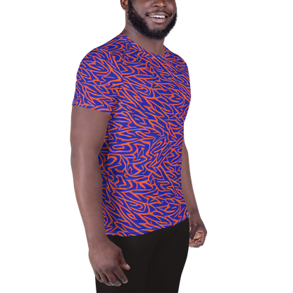 Men's Athletic T-Shirt - Sapphire Swirl