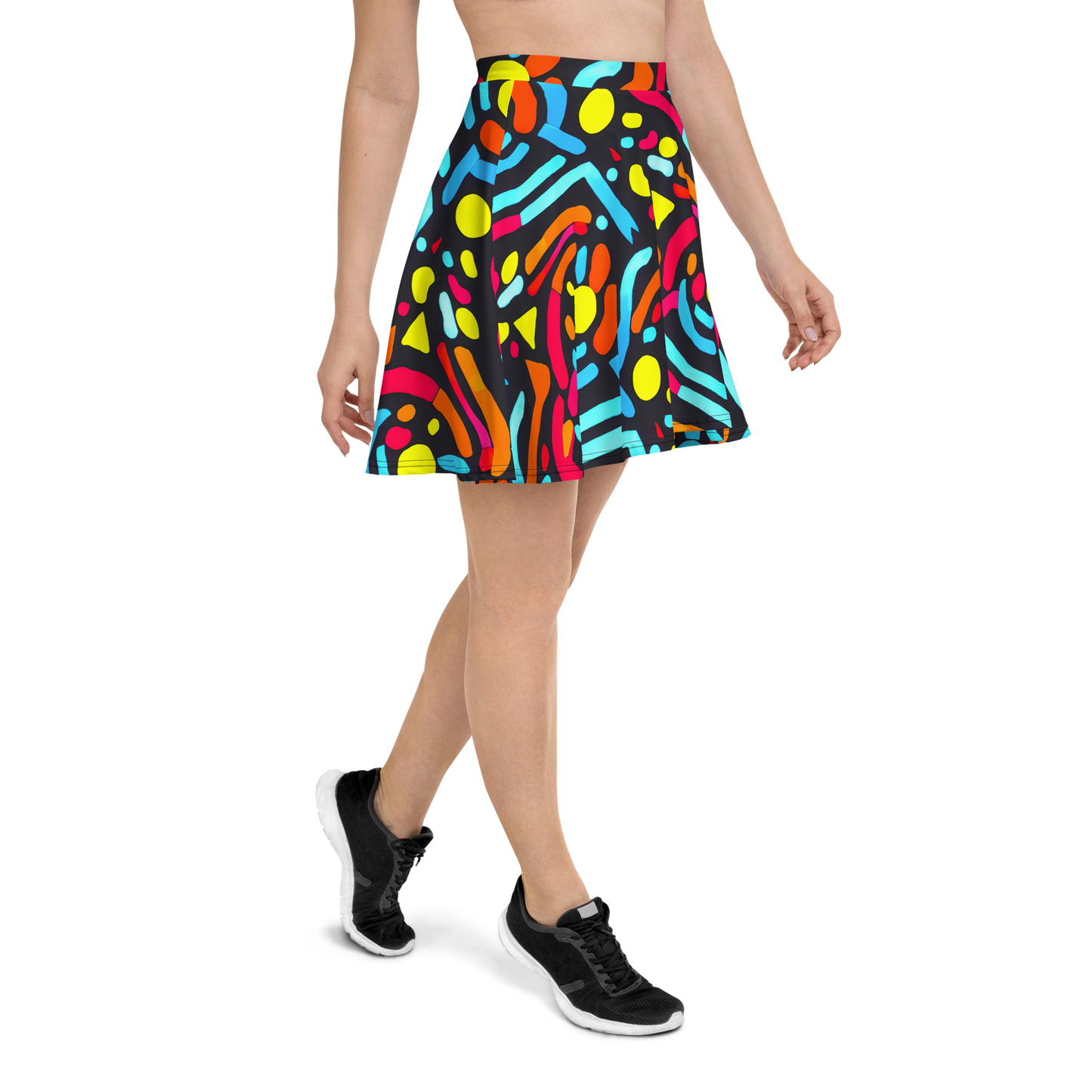 Skater Skirt - Midnight Stream