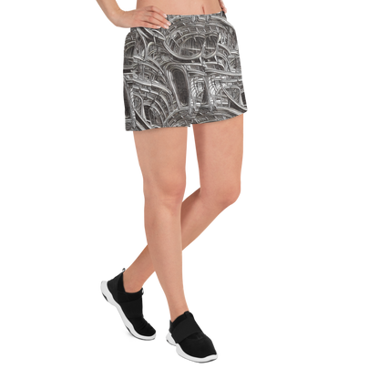 Women’s Athletic Shorts - Piranesi's Dream
