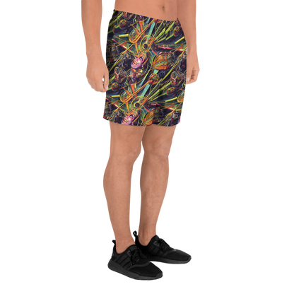 Men's Athletic Shorts - Psychedelic Deep Space