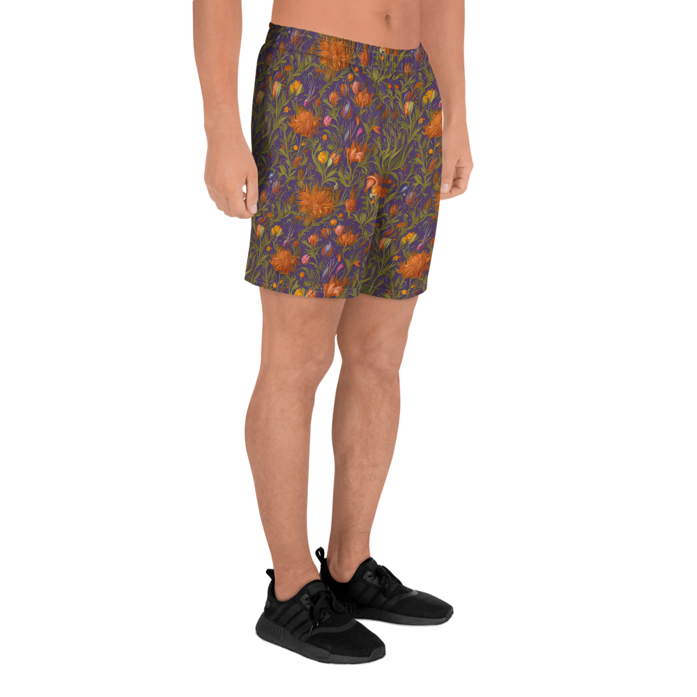 Men's Athletic Shorts - Botanical Nebula