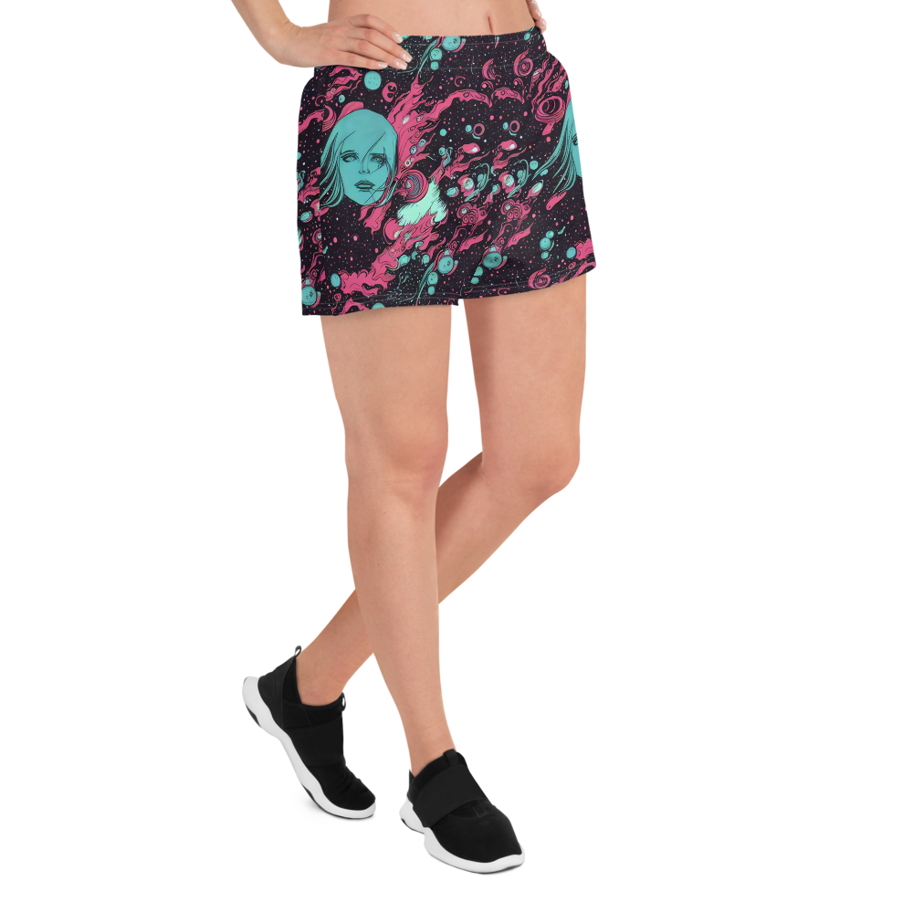 Women’s Athletic Shorts - Spectral Dreamer
