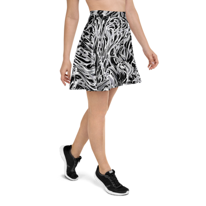 Skater Skirt - Silver Shadows