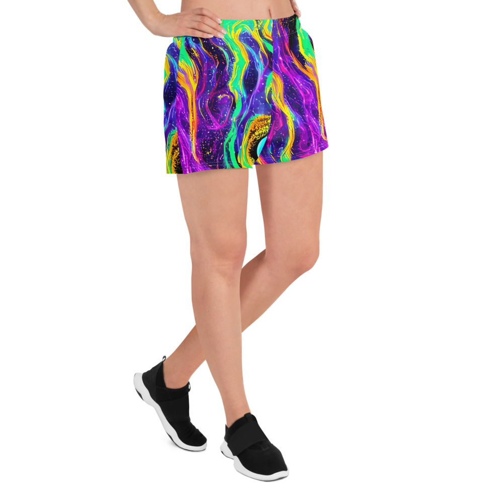 Women’s Athletic Shorts - Jackson Swirl