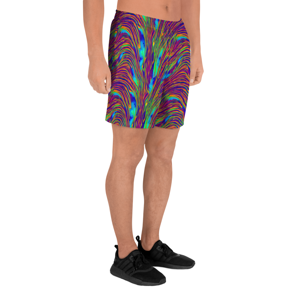 Men's Athletic Shorts - Lux Waves