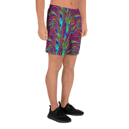 Men's Athletic Shorts - Lux Waves