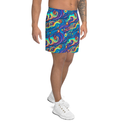 Men's Athletic Shorts - Echoes of Vortex