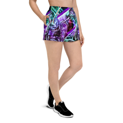 Women’s Athletic Shorts - Nebula Fusions