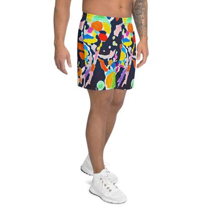 Men's Athletic Shorts - Kaleido Burst