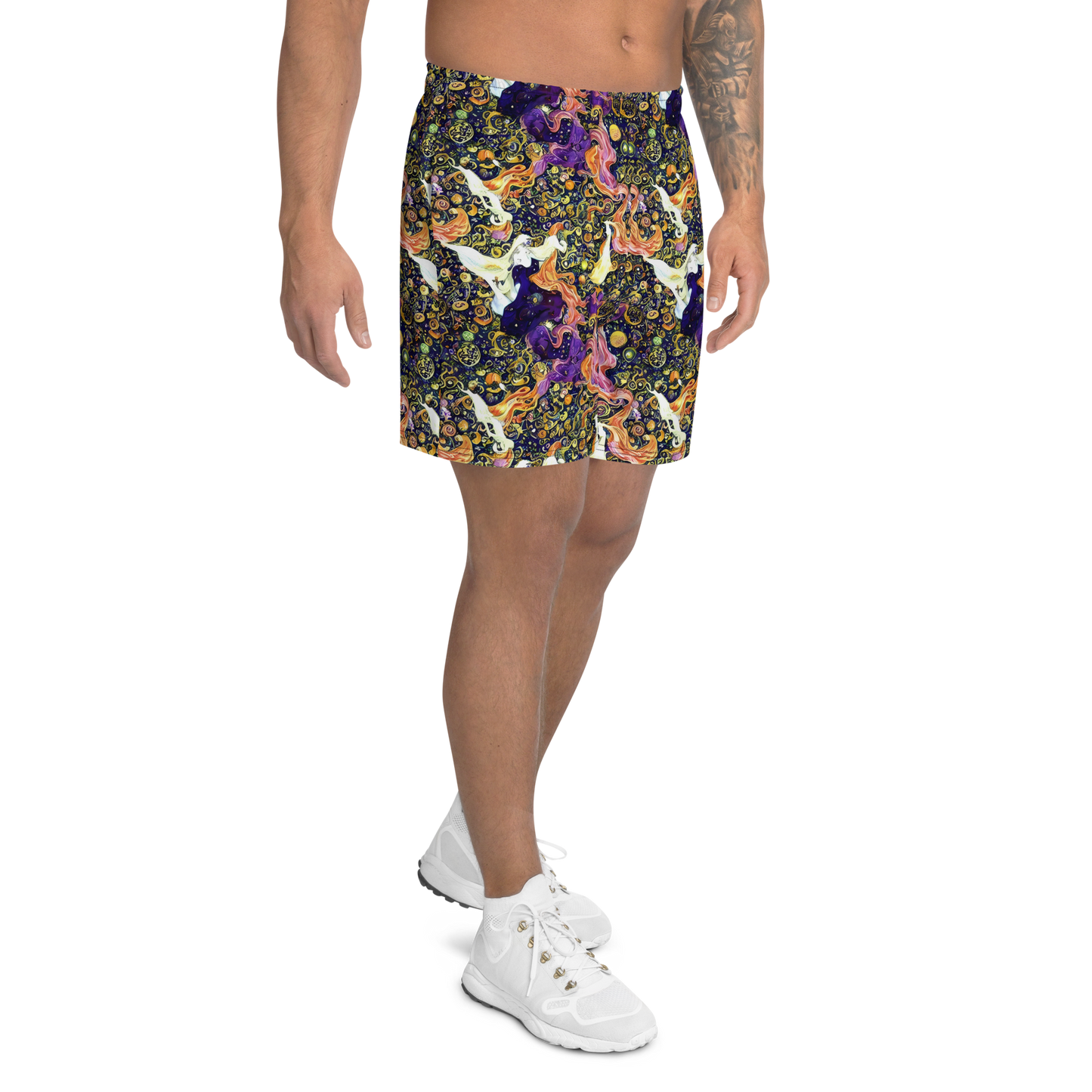 Men's Athletic Shorts - Ethereal Waltz