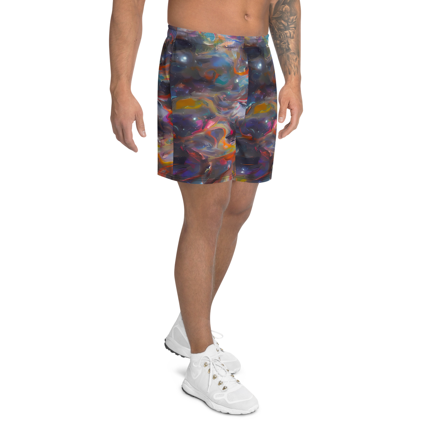 Men's Athletic Shorts - Chromatic Flux