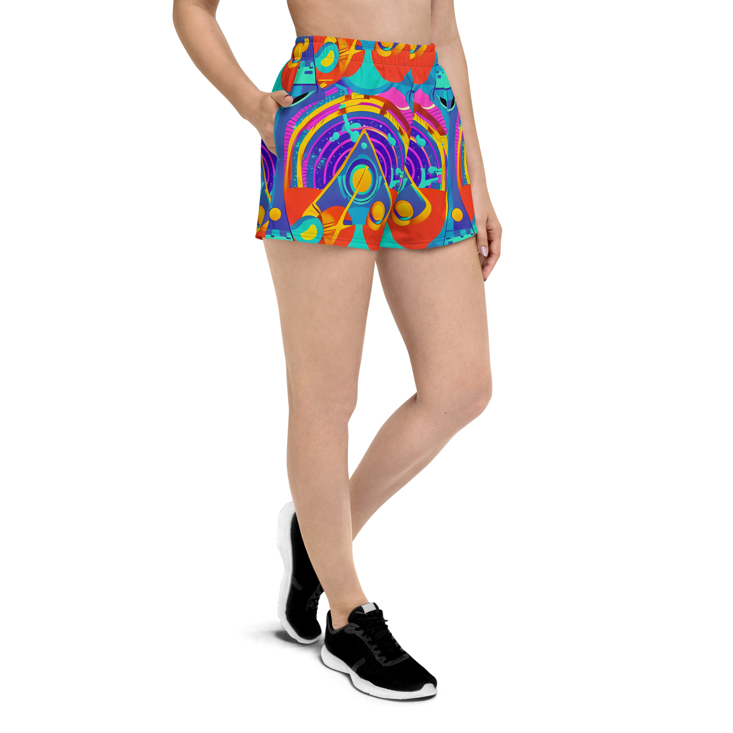 Women’s Athletic Shorts - Blast of Color