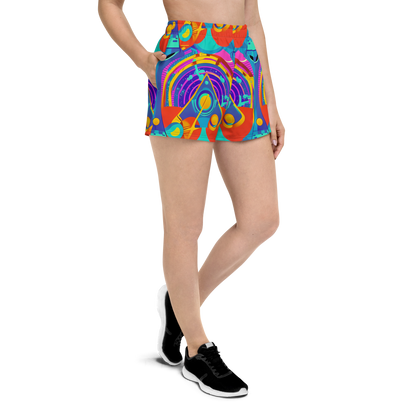 Women’s Athletic Shorts - Blast of Color