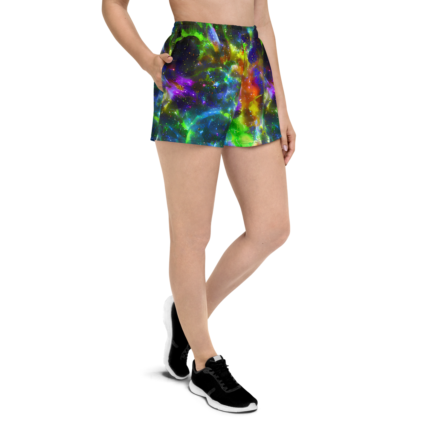 Women’s Athletic Shorts - Neer Nebula