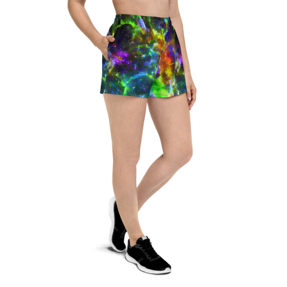 Women’s Athletic Shorts - Neer Nebula