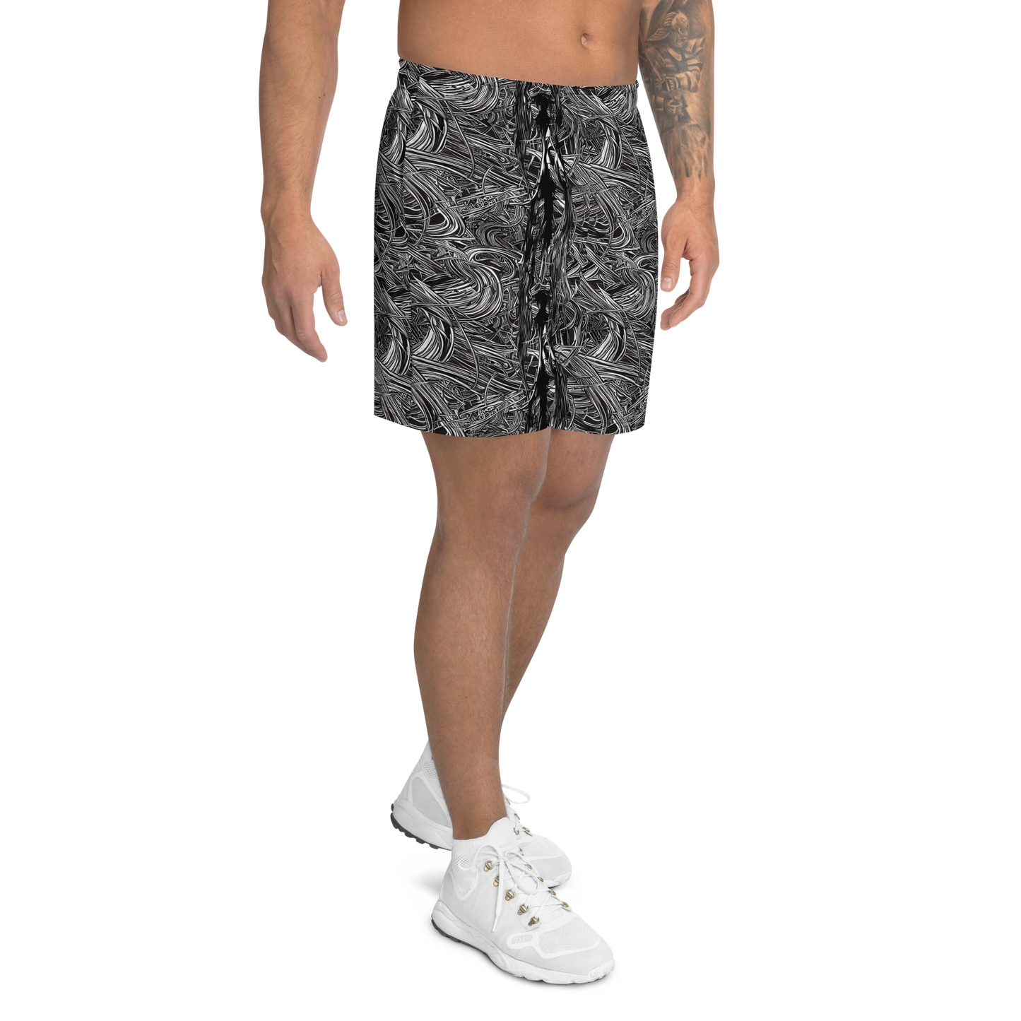 Men's Athletic Shorts - Mesmeric Tangles