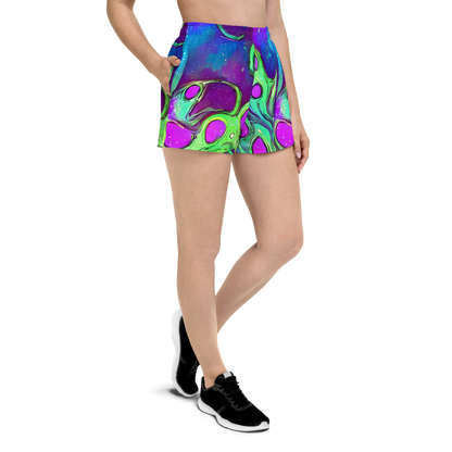 Women’s Athletic Shorts - Funky Mutation