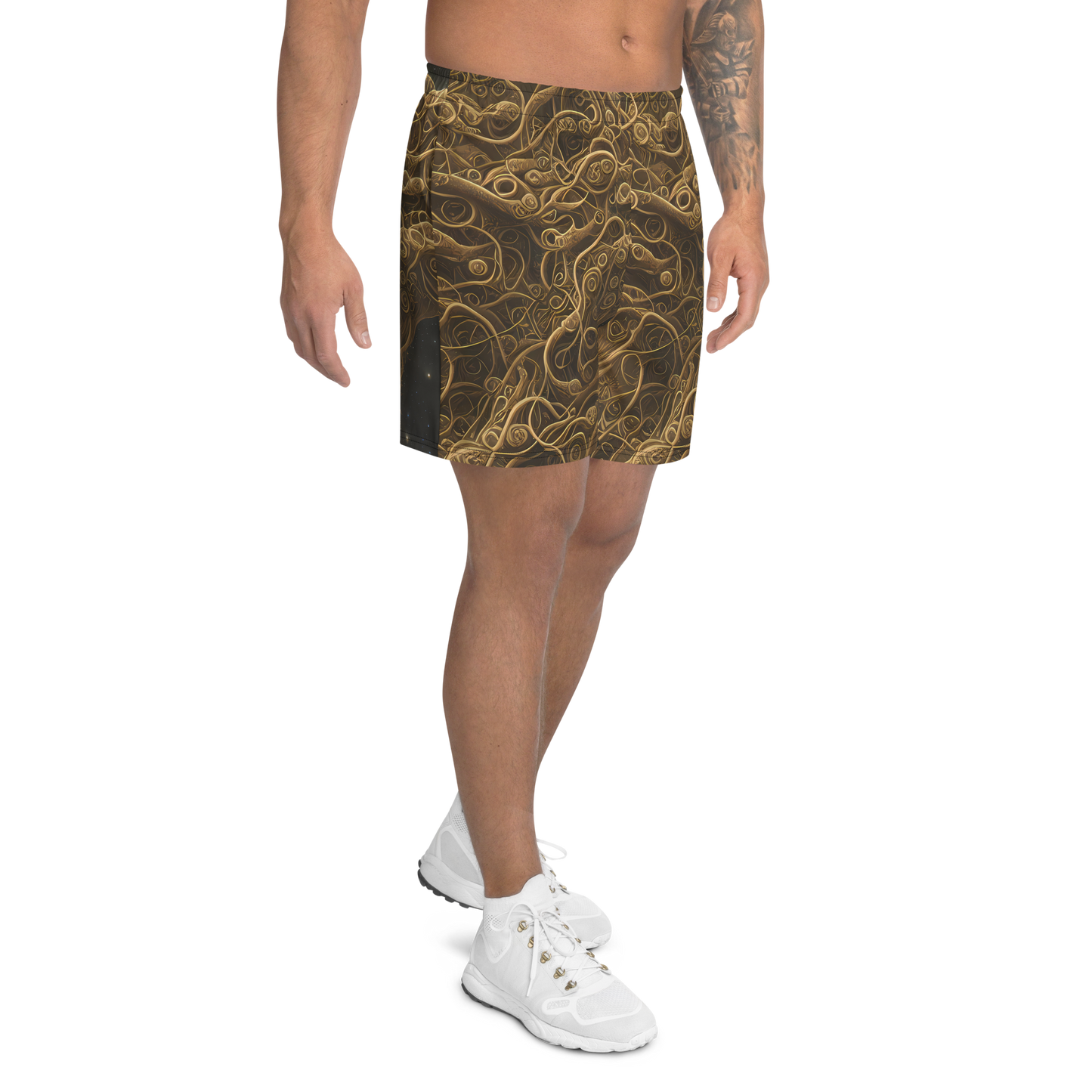 Men's Athletic Shorts - Gilded Reverie