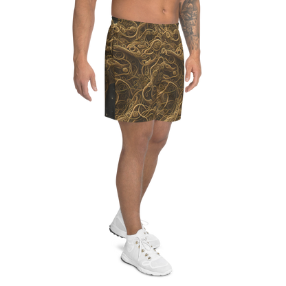 Men's Athletic Shorts - Gilded Reverie