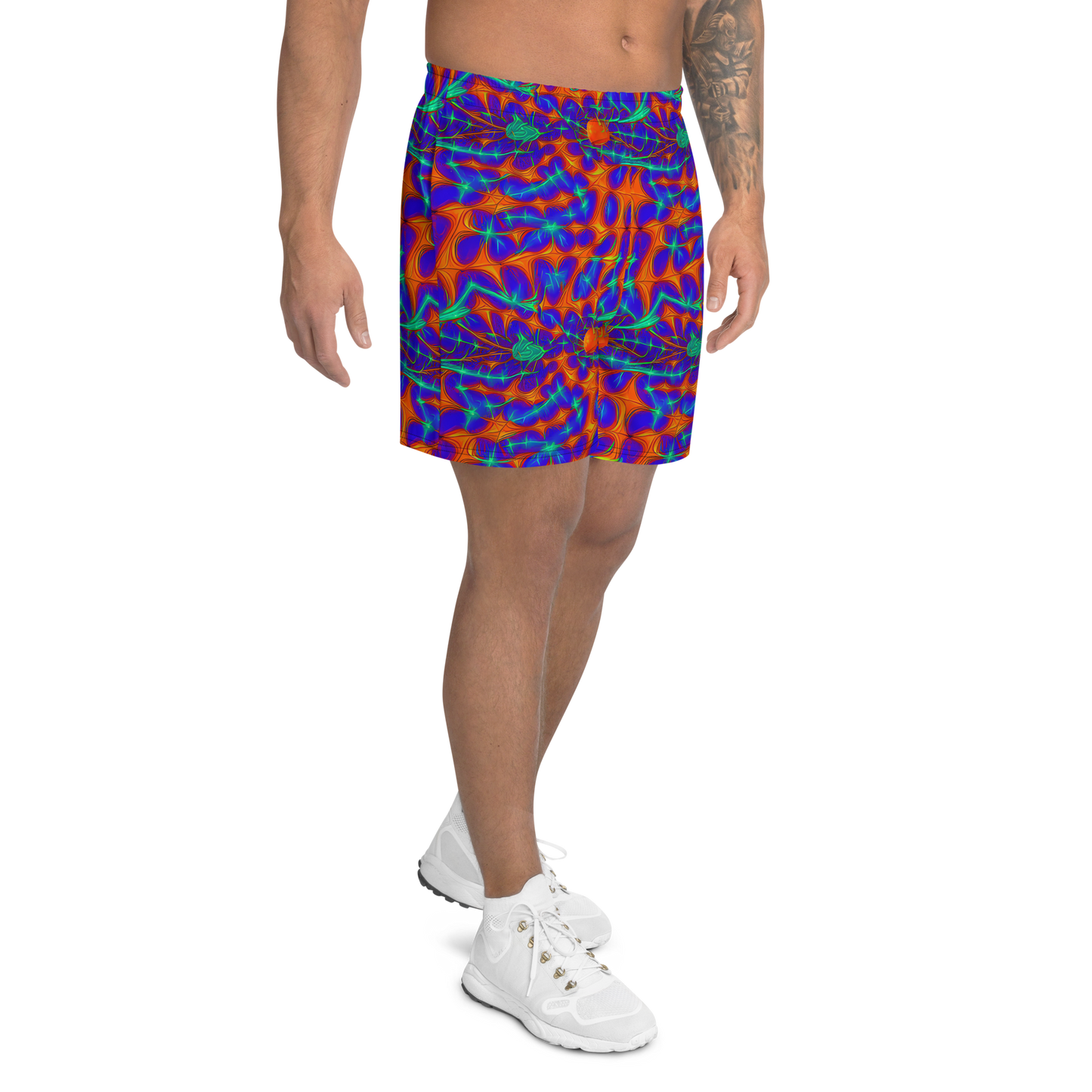 Men's Athletic Shorts - Nebula Tides