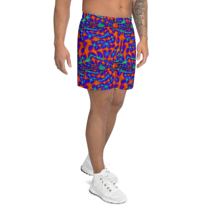 Men's Athletic Shorts - Nebula Tides