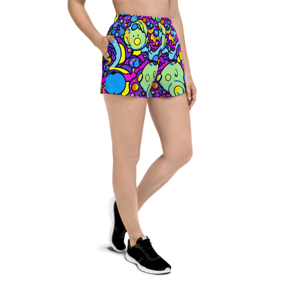 Women’s Athletic Shorts - Enchanted Orbs