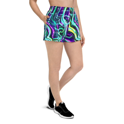 Women’s Athletic Shorts - Quesnel's Vortex