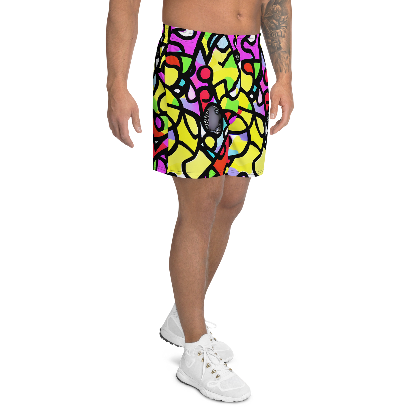 Men's Athletic Shorts - Vivid Serenade
