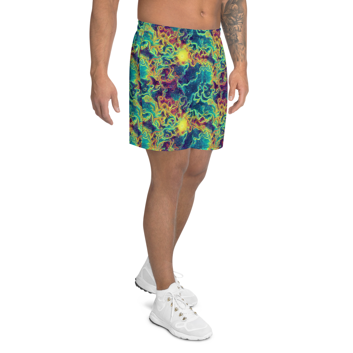 Men's Athletic Shorts - Echoed Pulses