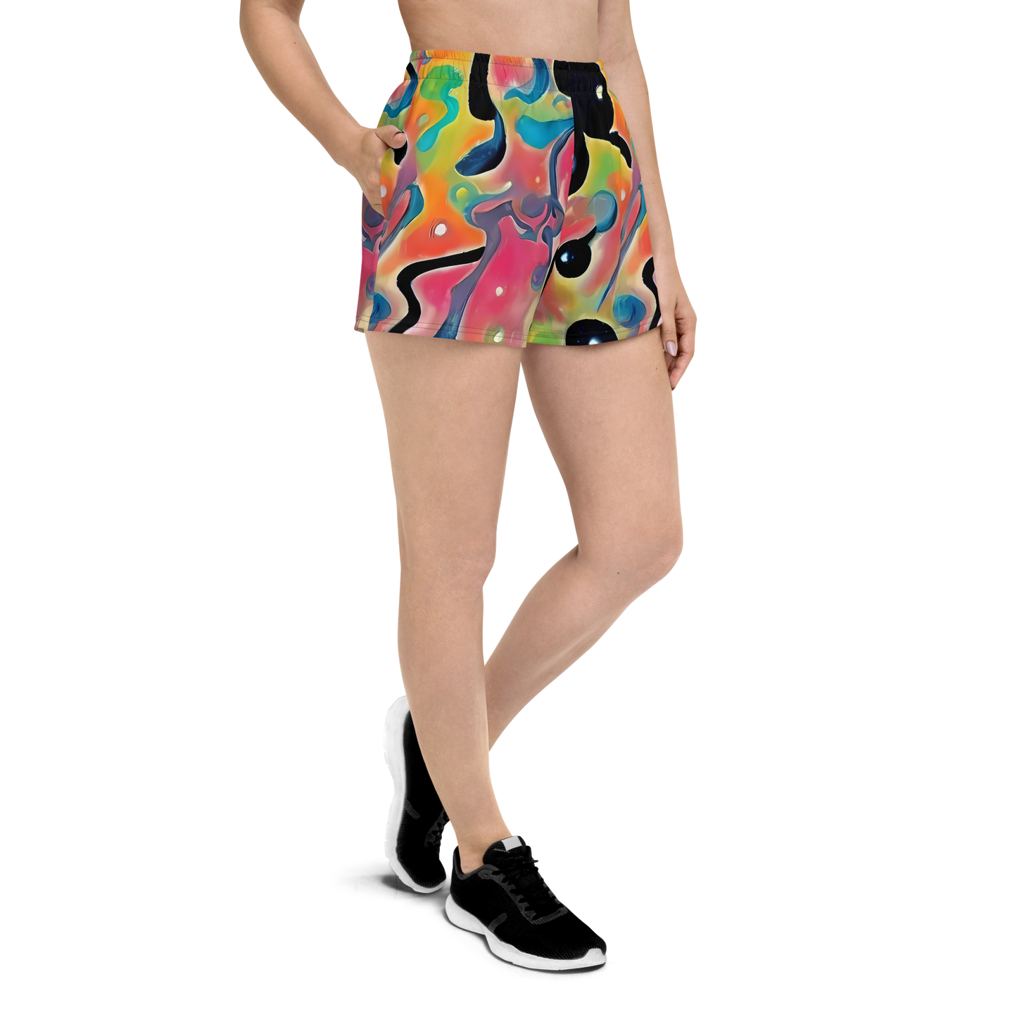 Women’s Athletic Shorts - Midday Mirage