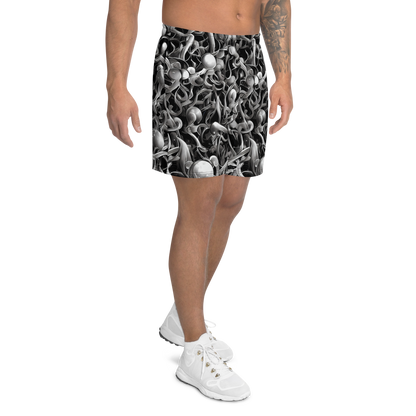 Men's Athletic Shorts - Fluid Monochrome