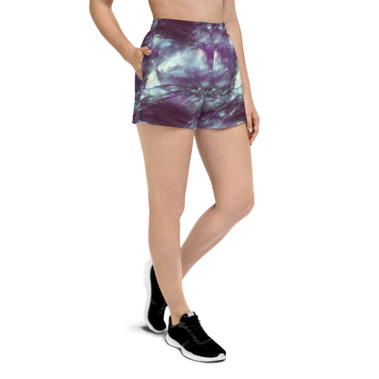 Women’s Athletic Shorts - Nihei Shimmer