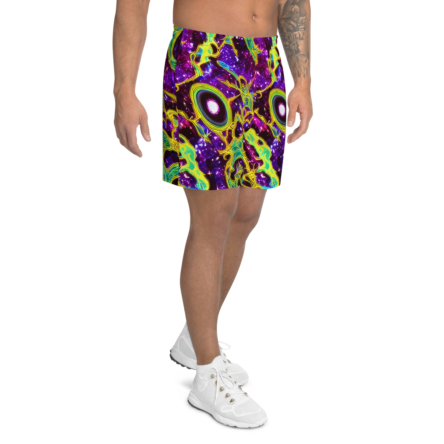 Men's Athletic Shorts - Galactic Web