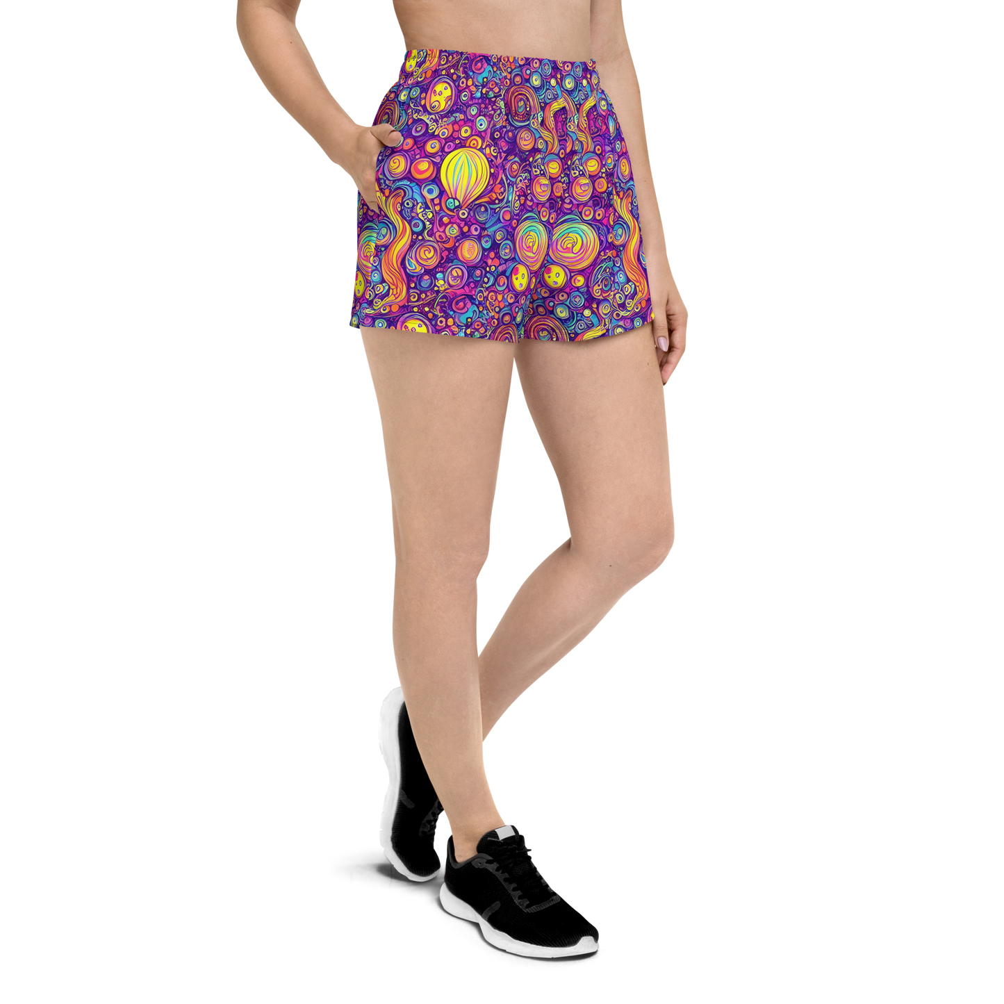 Women’s Athletic Shorts - Festival of Whimsy