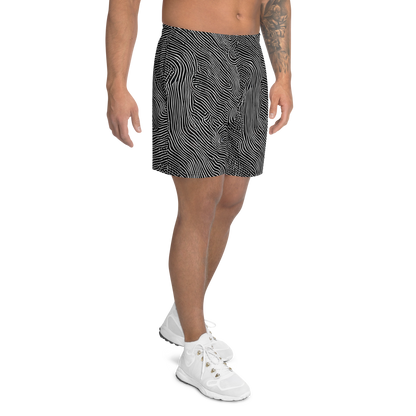 Men's Athletic Shorts - Zenith Stripes