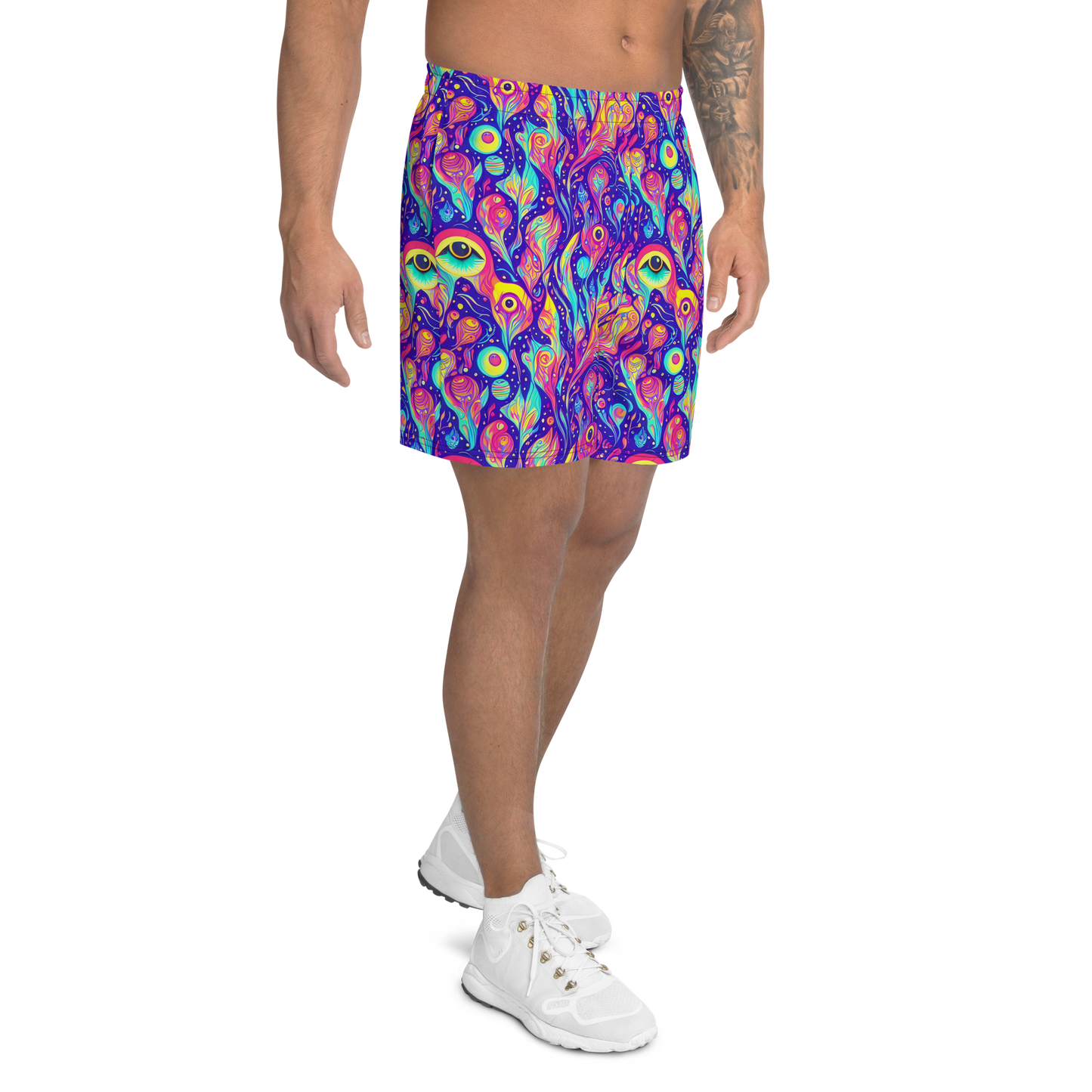 Men's Athletic Shorts - Mystic Petal Dance