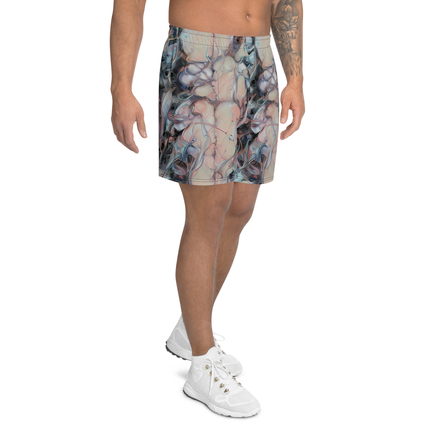 Men's Athletic Shorts - Daydream Cascade