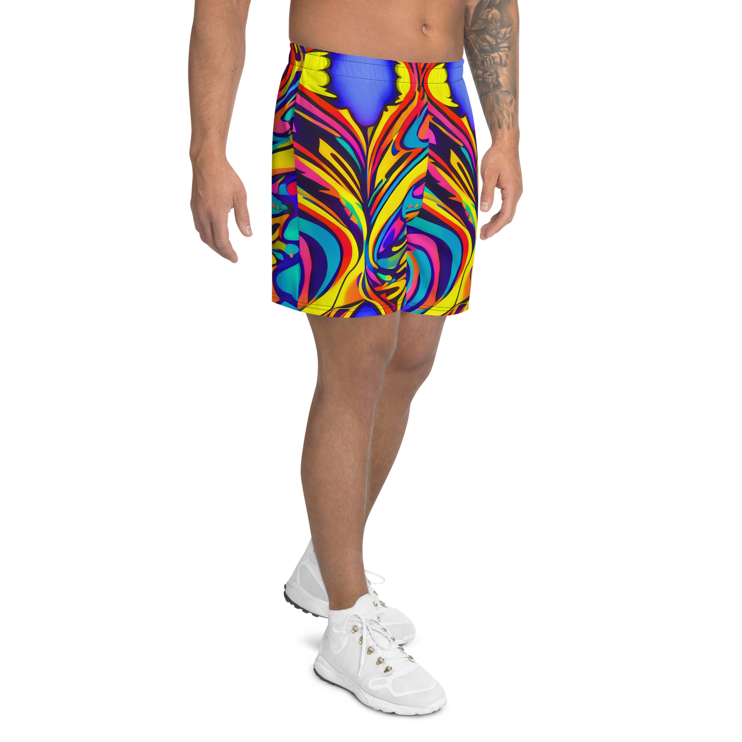Men's Athletic Shorts - Electric Ecstasy