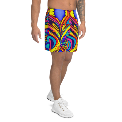 Men's Athletic Shorts - Electric Ecstasy