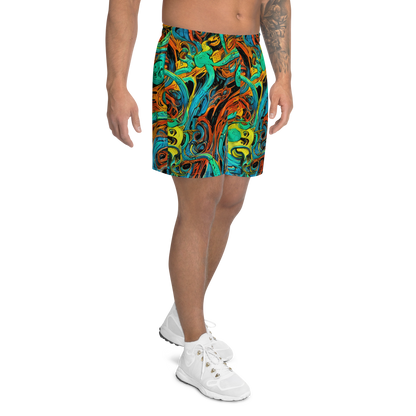 Men's Athletic Shorts - Flaming Mirage