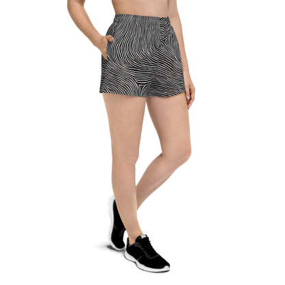 Women’s Athletic Shorts - Silent Currents