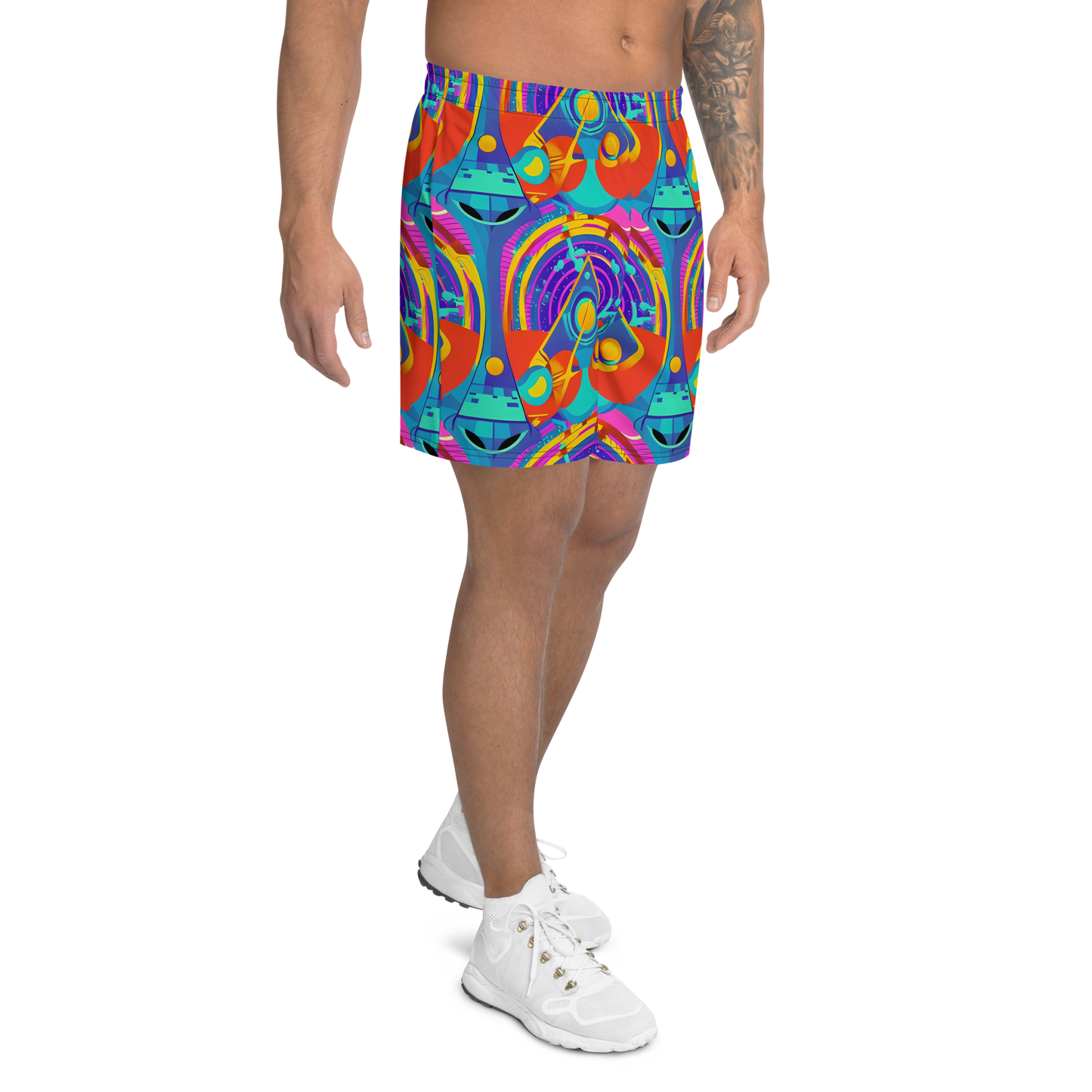 Men's Athletic Shorts - Blast of Color