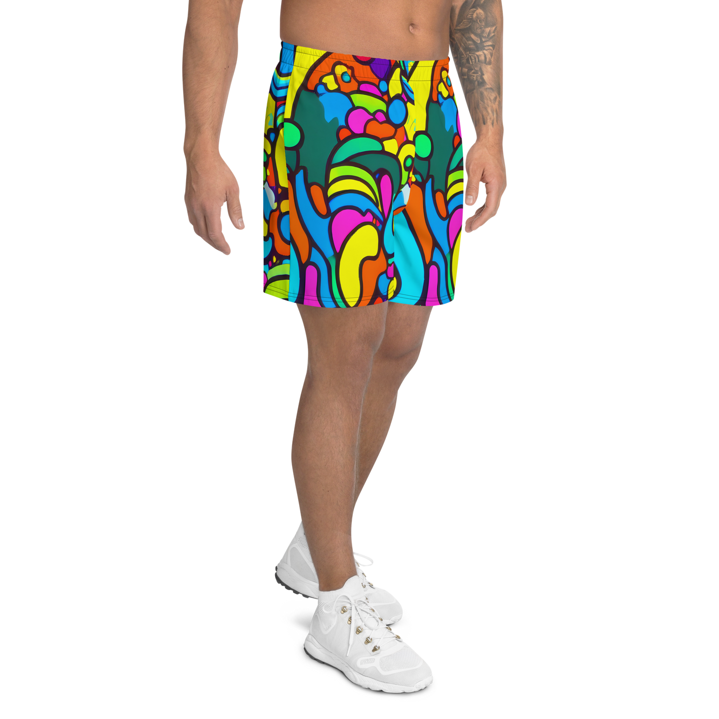 Men's Athletic Shorts - Chromadoodle Junction