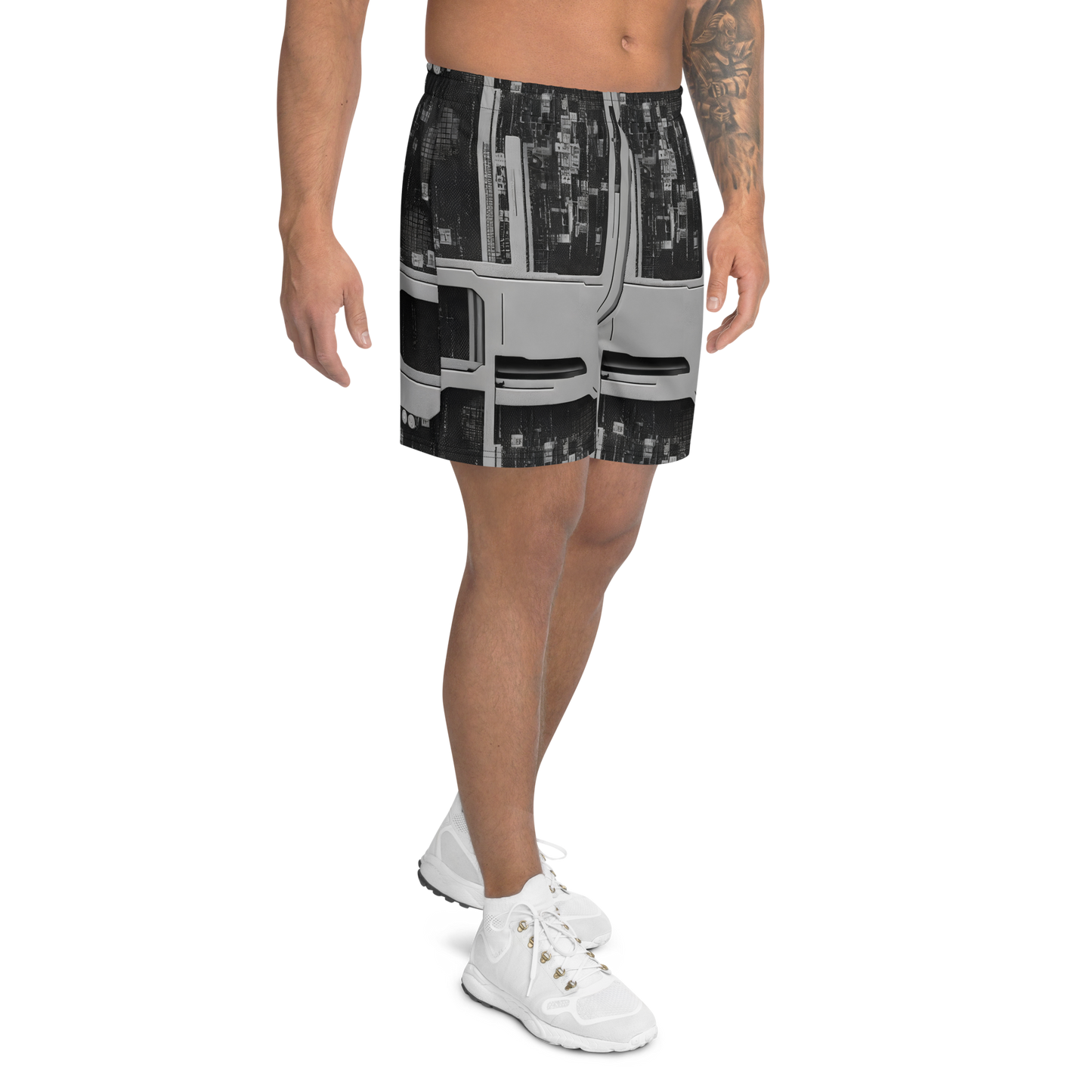 Men's Athletic Shorts - Concrete Harmony